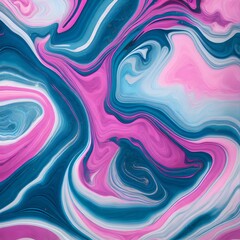 Obraz premium abstract background twirling line with lighter pink and blue pastel, generative art by A.I.