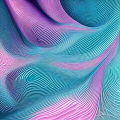 abstract pastel lines swirl curvy, generative art by A.I.