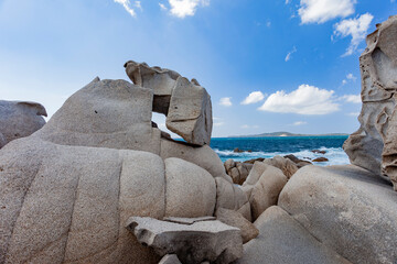 Sardinia. Granite rocks formations 