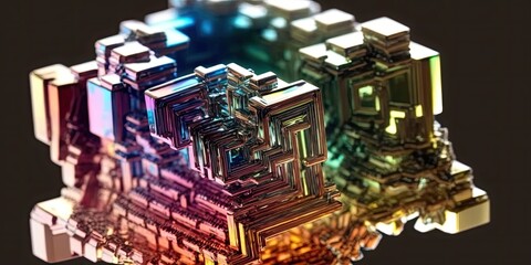 Colorful Bismuth Crystal
