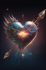 heart in space