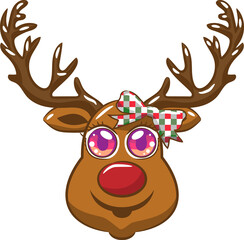 reindeer png graphic clipart design © pisut