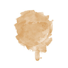 Coffee stains isolated on a transparent background. Royalty high-quality free stock PNG image of Coffee and Tea Stains Left by Cup Bottoms. Round coffee stain isolated, cafe stain fleck drink beverage