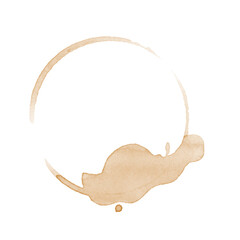 Coffee stains isolated on a transparent background. Royalty high-quality free stock PNG image of Coffee and Tea Stains Left by Cup Bottoms. Round coffee stain isolated, cafe stain fleck drink beverage