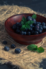 Arándanos in boul