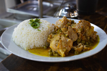 Comida fresca típica de restaurante 