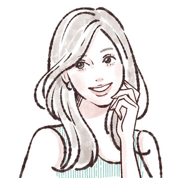 recommend clip art: 女性のイラスト素材