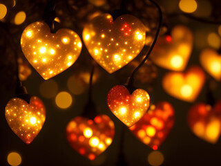 Heart shaped lights