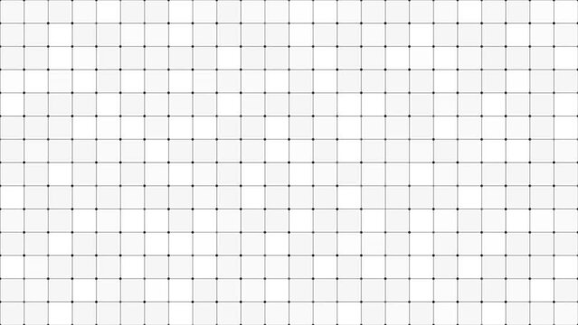 Animated background grid with twinkling dots at intersections.