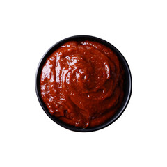 Korean gochujang (red chili paste), spicy and sweet fermented condiment in Korean food