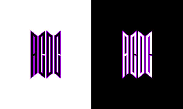 letter acdc modern logo