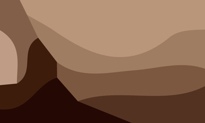Naklejka premium Aesthetic brown abstract background with copy space area. Suitable for poster and banner
