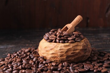 A coffee bean is a seed of the Coffea plant and the source for coffee. It is the pip inside the red...