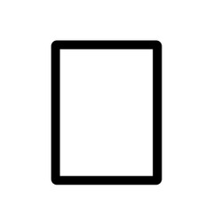 tablet with blank screen icon