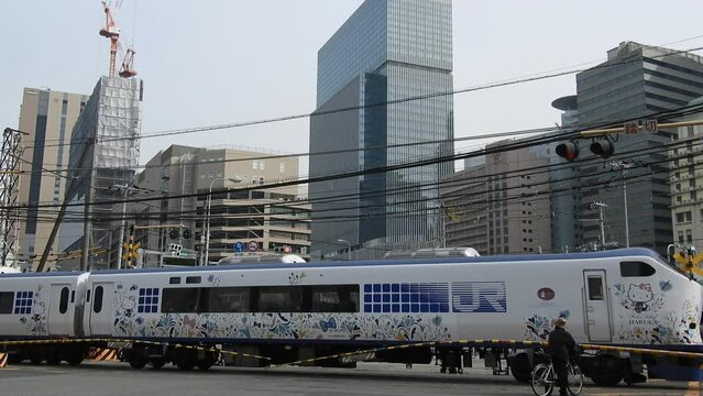 地下化前の梅田貨物線を走る281系関空特急はるか