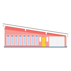 Obraz premium Mid Century Modern Architecture Home