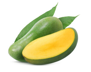 Sweet Mango fruit isolated on white background
