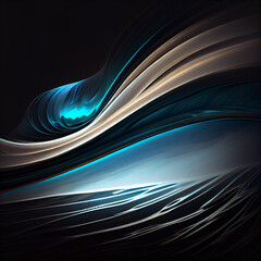 Abstract wave background with dark salmon, can be used as texture, background or wallpaper Created using generative AI tools