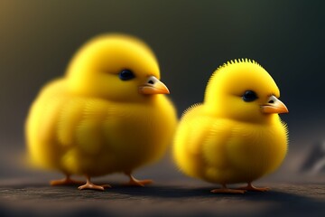 yellow duck and ducklings