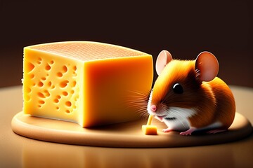mouse and cheese