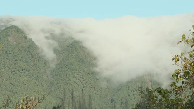 La Palma Mountains Fog Timelapse HD 01