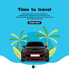 Travel design template, Travel design vector inspiration