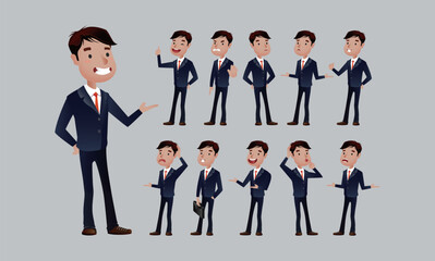 BUSINESSMAN FACIAL EXPRESSIONS