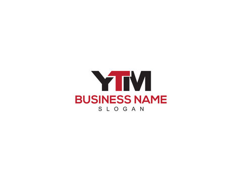 YTM Minimalist Logo, Three ytm Logo Letter Design