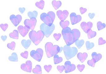 パステル調のハートの背景画像用ベクターイラスト