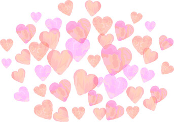 パステル調のハートの背景画像用ベクターイラスト