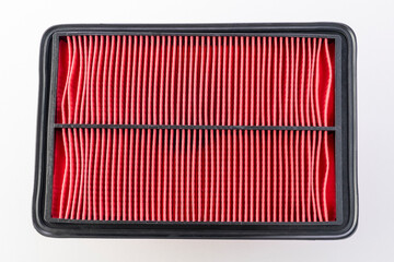 big air filter, car the spare part on a white background