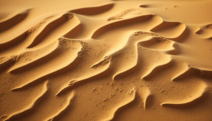 Natural sand texture. Generative AI.