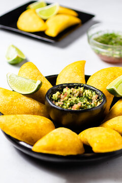 Colombian tipical food empanada