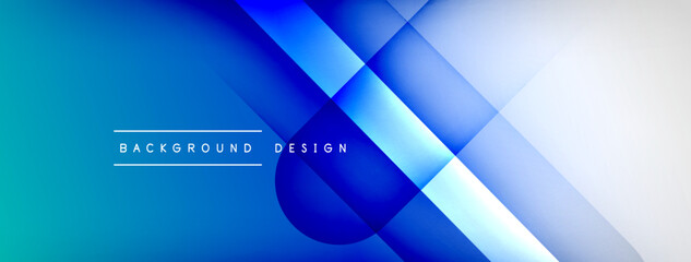 Naklejka premium Abstract vector background. Shadow lines and lights with round elements and circles composition. Vector Illustration For Wallpaper, Banner, Background, Card, Book Illustration, landing page