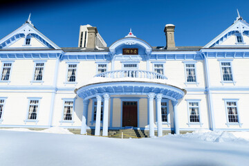 雪の札幌 豊平館