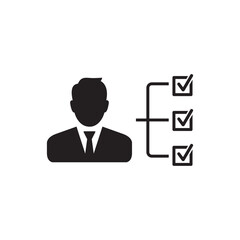 business case icon , businessman icon