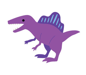 Obraz na płótnie Canvas 手描きのスピノサウルス