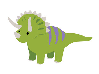 手描きのトリケラトプス