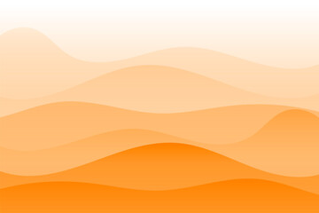 Fototapeta na wymiar orange wave modern background