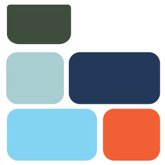 Building Wall Flat Icon