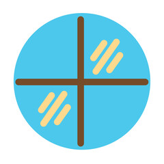 Obraz premium Window Flat Icon