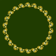 Golden collection, floral ornament, art decor style for wedding invitations,
luxury templates, decorative patterns and postcards.