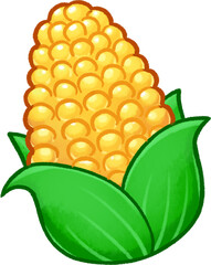 Obraz premium corn illustration