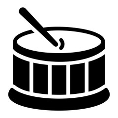 drum glyph icon