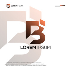 Modern Initials BI Logo Design Ideas