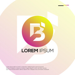 Modern Initials BI Logo Design Ideas