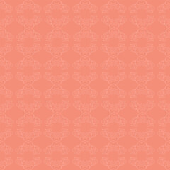 Seamless decorative elegant pattern with branches. Print for textile, wallpaper, covers, surface. For fashion fabric. Retro stylization.