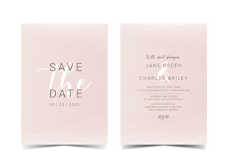 Wedding invitation, template card design, vector illustration