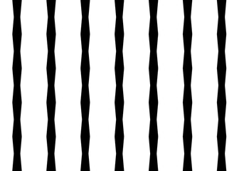 Abstract geometrical seamless mosaic pattern in contract black and white colors