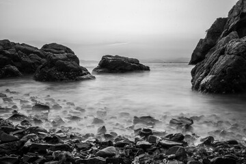 rocks on the beach